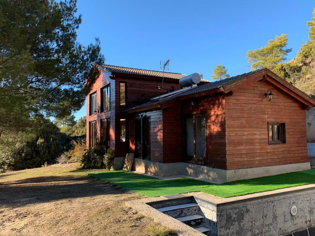 Casa de madera en Alto Tajo Villa Trillo Exterior foto