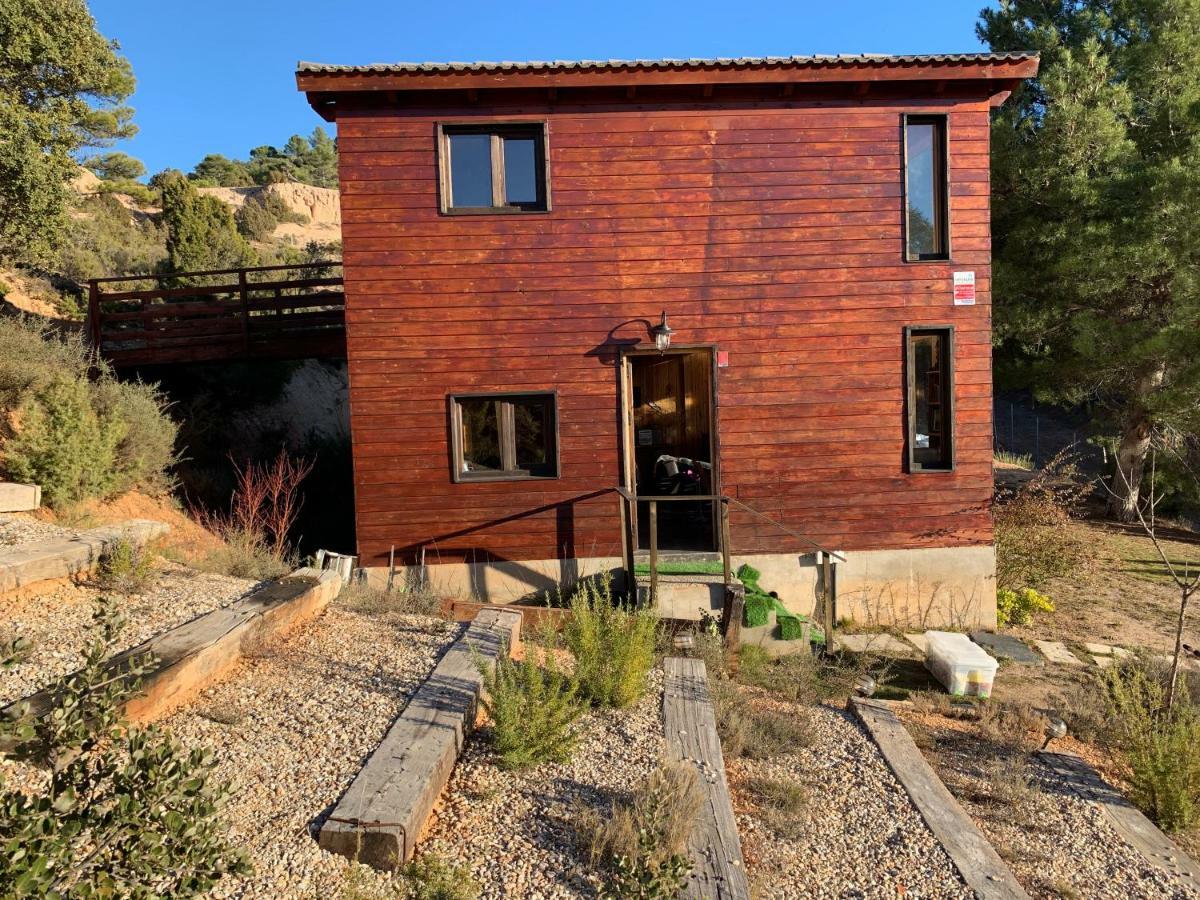 Casa de madera en Alto Tajo Villa Trillo Exterior foto
